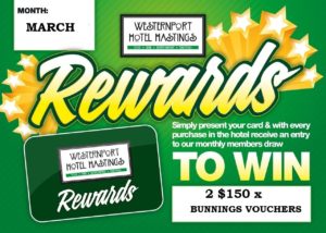 MARCH REWARDS